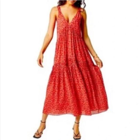 Joie Dresses & Skirts - Joie cotton tiered maxi dress